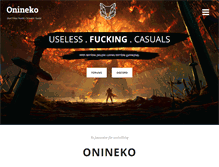 Tablet Screenshot of onineko.org